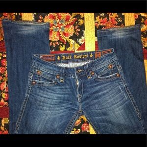 Rock Revival Jeans 30 x 34 hemmed to 32”